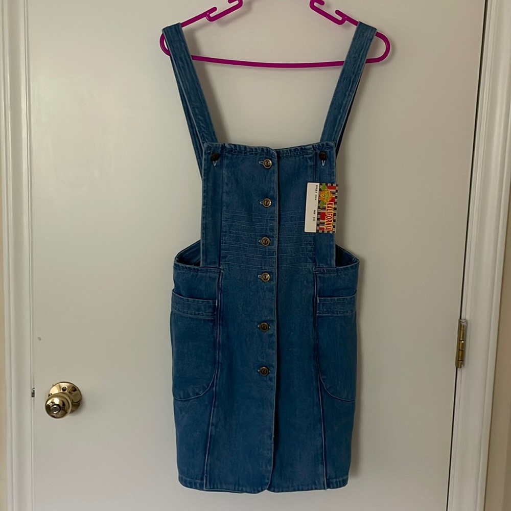 Kalifornia Vintage Denim Overall Skort